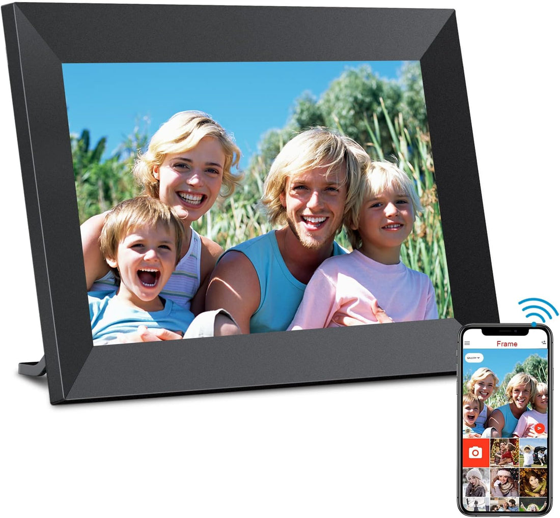 8 Inch Digital Photo Frame WiFi with1280*800 IPS LCD, Built-in 16GB Storage, Auto Rotate